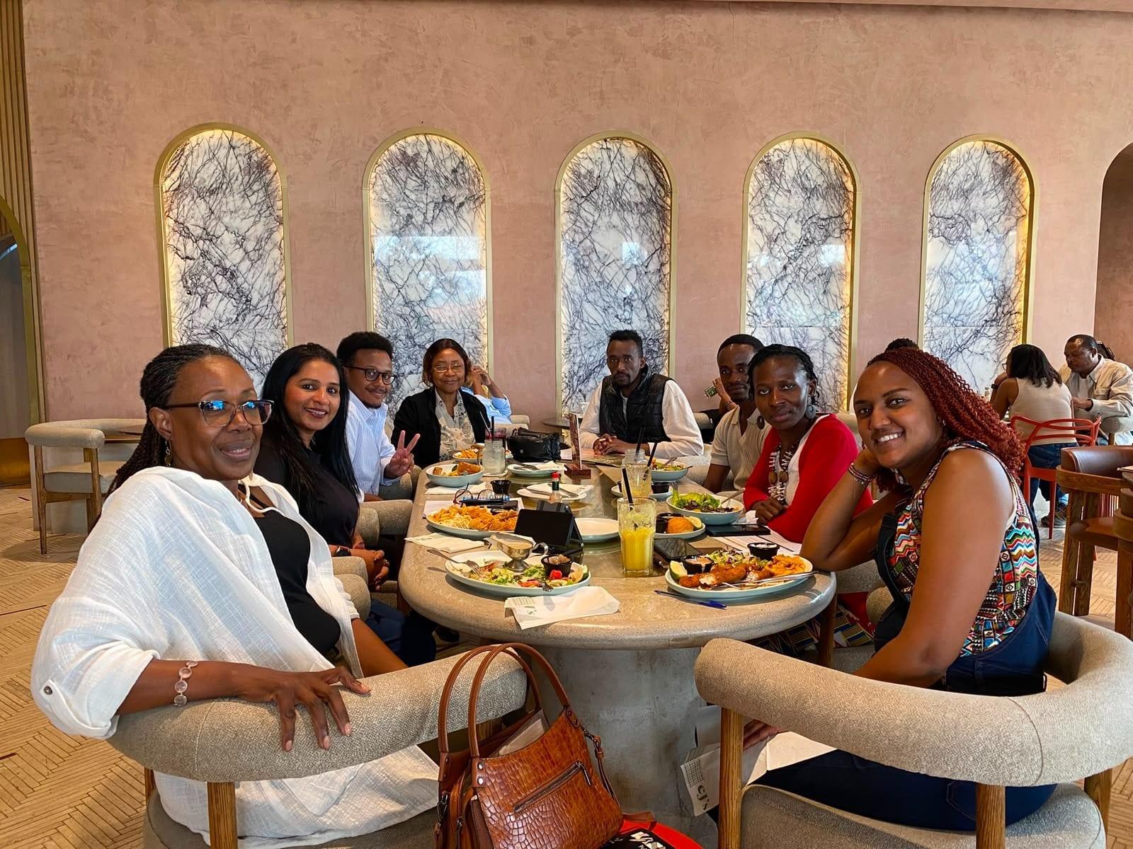 Nairobi Toastmasters Club members at a meeting